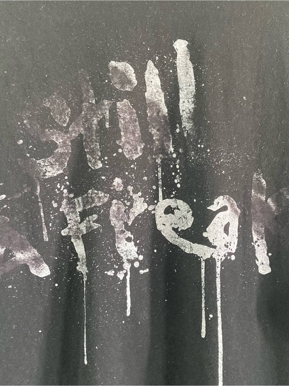 KORN Still a Freak Spray Paint White Black Graphic Band Tee Shirt - Picture 4 of 5
